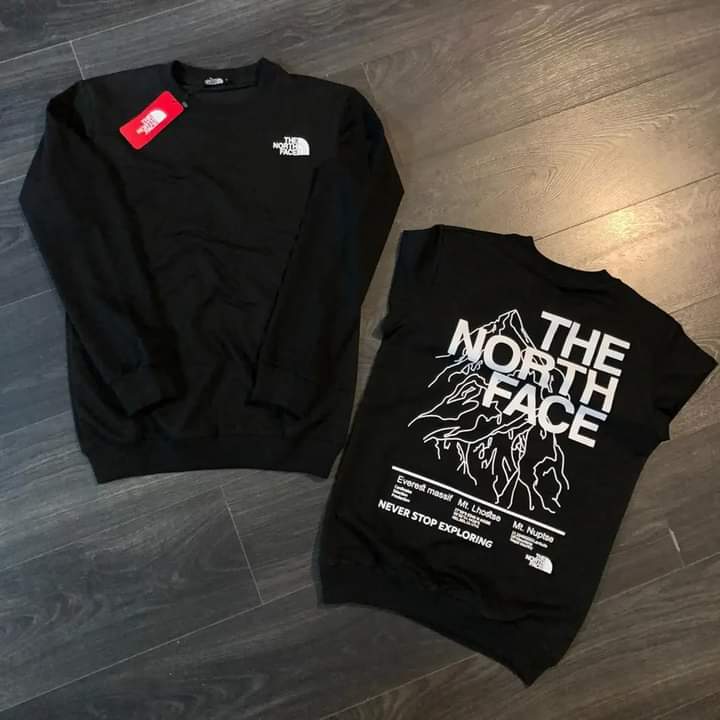 Pull noir ( The North Face ) cotton leger